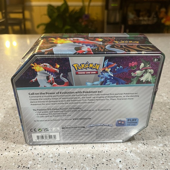 Pokemon TCG - Paldea Partners Tins - Picture 2 of 5